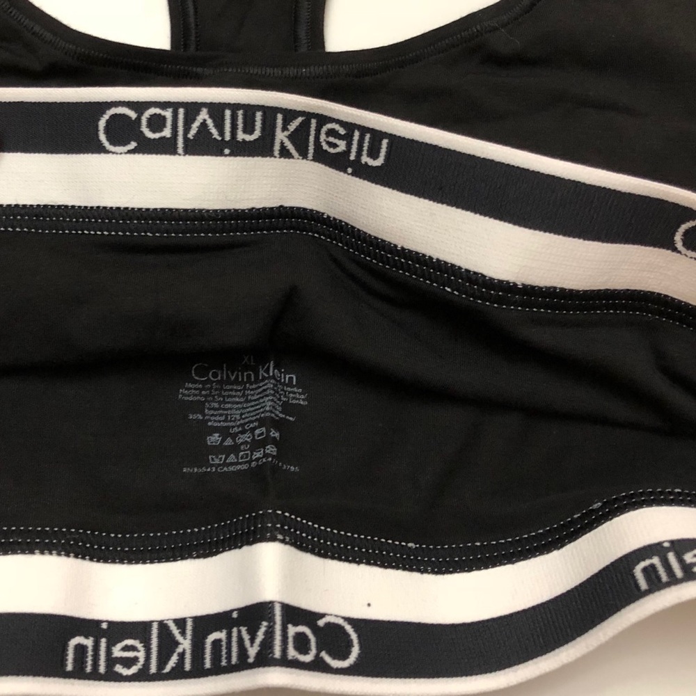 Calvin Klein Cotton Bralette and Bikini set-Black - Picture 7 of 8